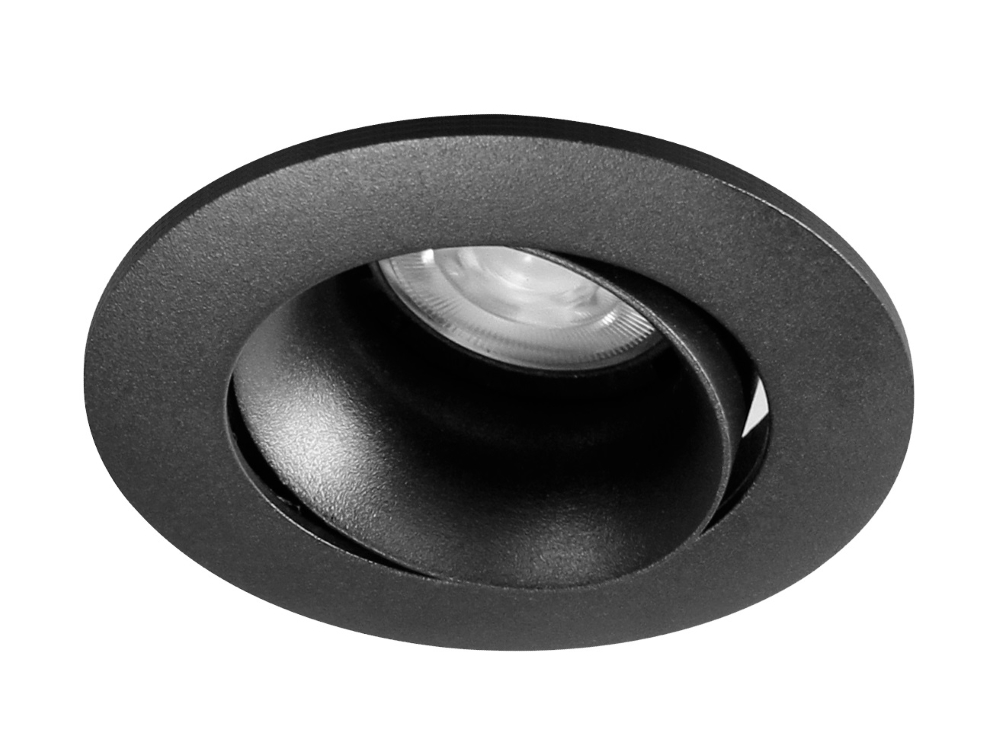 Встраиваемый светильник Crystal Lux CLT 019C90 BL, цвет черный - фото 1
