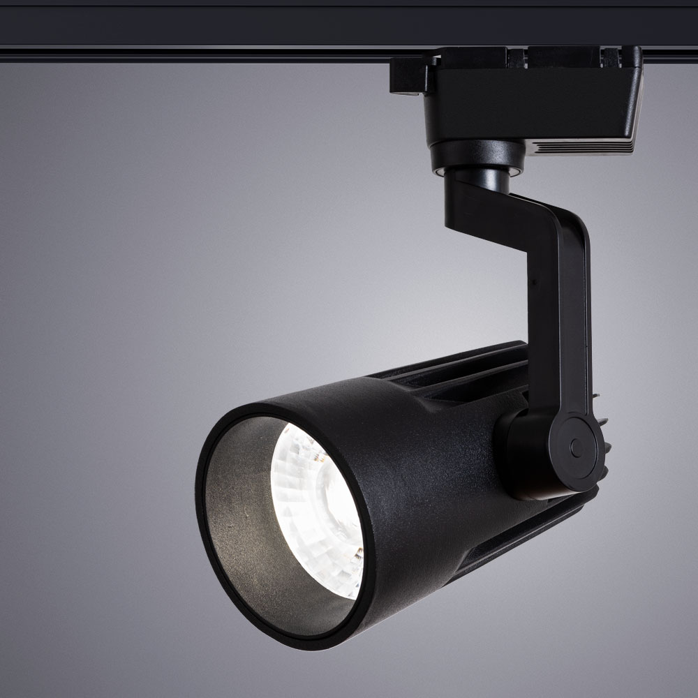 Трековый светильник Arte Lamp Wales A1632PL-1BK, цвет черный - фото 2
