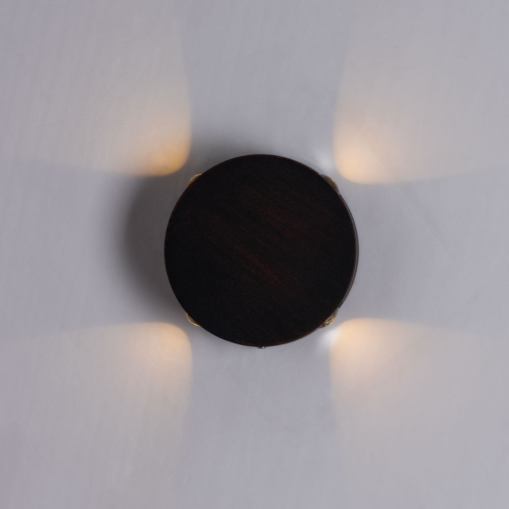 Светильник Arte Lamp Tamburello A1525AP-1RI, цвет коричневый - фото 2
