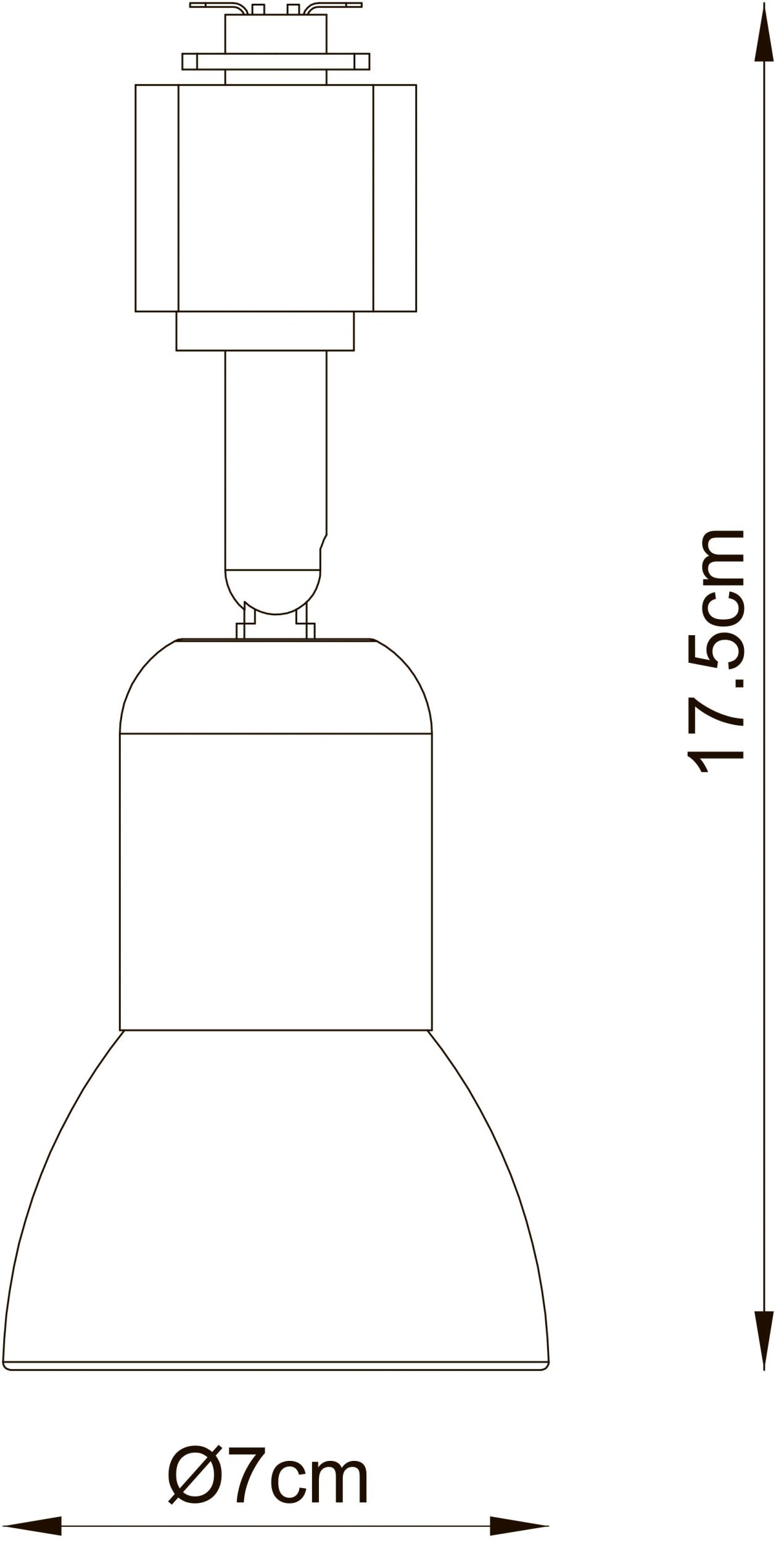 Трековый светильник Arte Lamp Gala A3156PL-1BK, цвет белый - фото 4