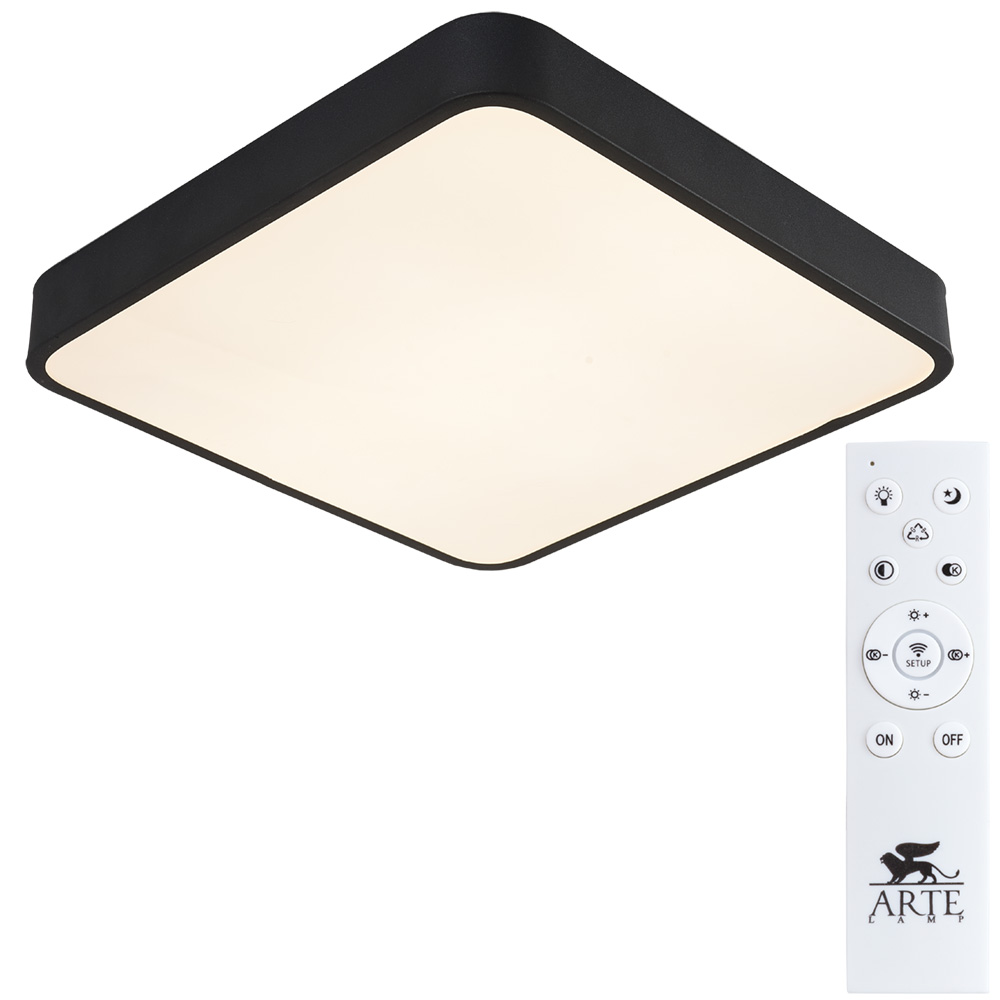 Светильник Arte Lamp Scena A2663PL-1BK, цвет белый - фото 2