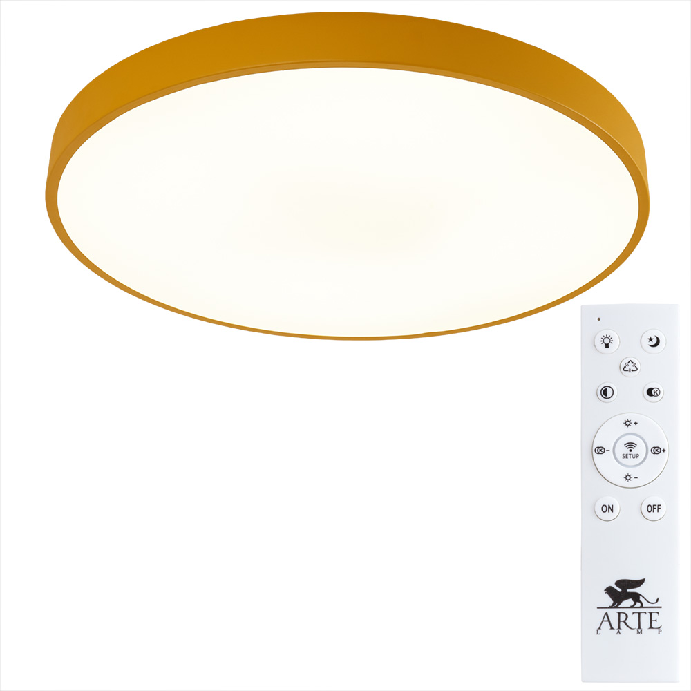 Светильник Arena Arte Lamp A2661PL-1YL, цвет белый - фото 1