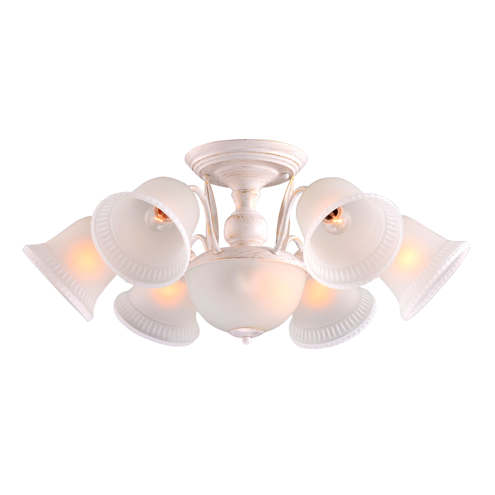 Люстра Campanula Arte Lamp A6306PL-8WG, цвет белый - фото 1