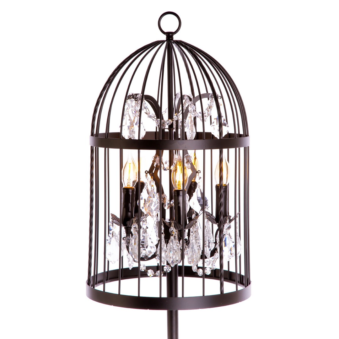 Торшер Loft It Vintage birdcage LOFT1891F, цвет черный - фото 2