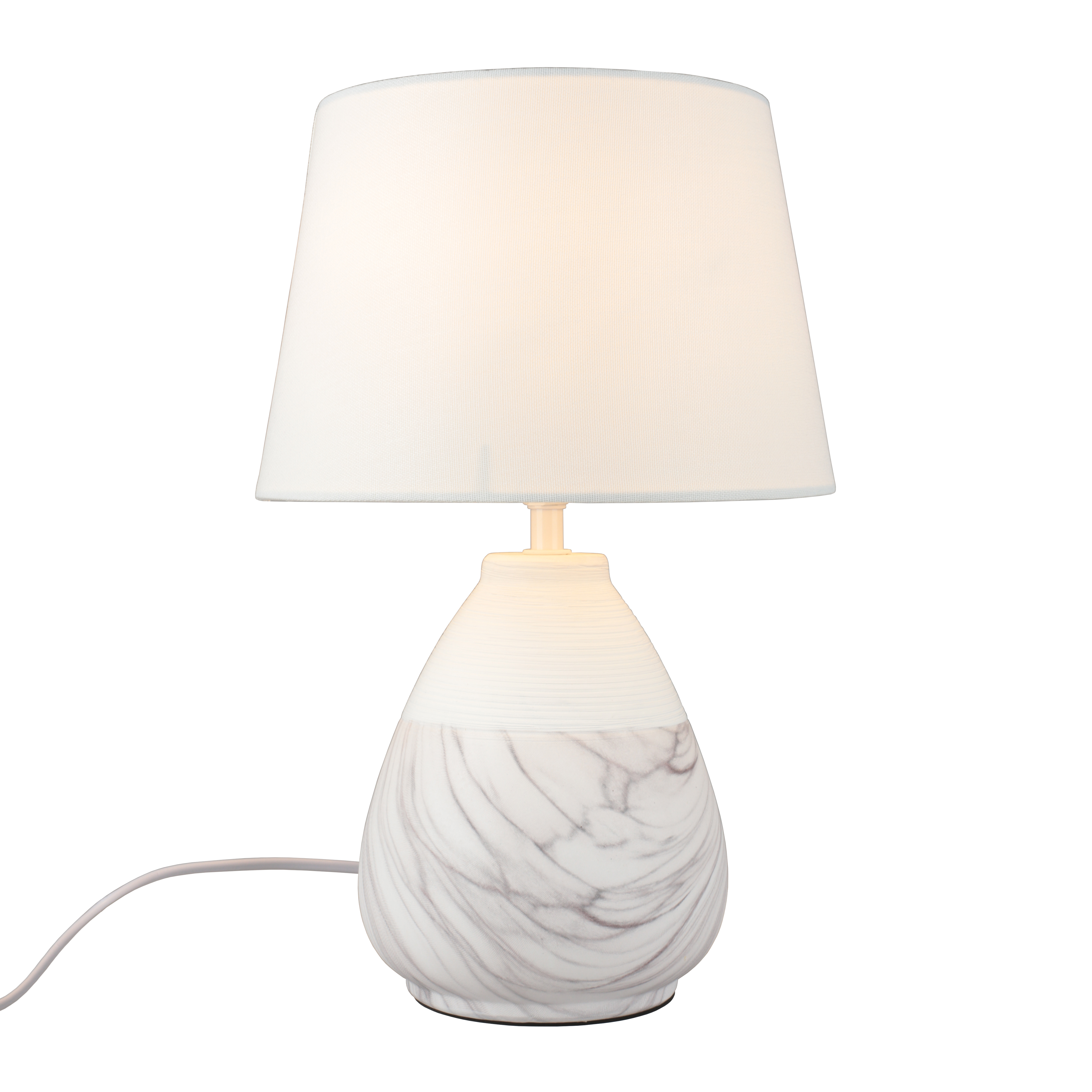 Настольная лампа Omnilux Parisis OML-82104-01, цвет белый - фото 1