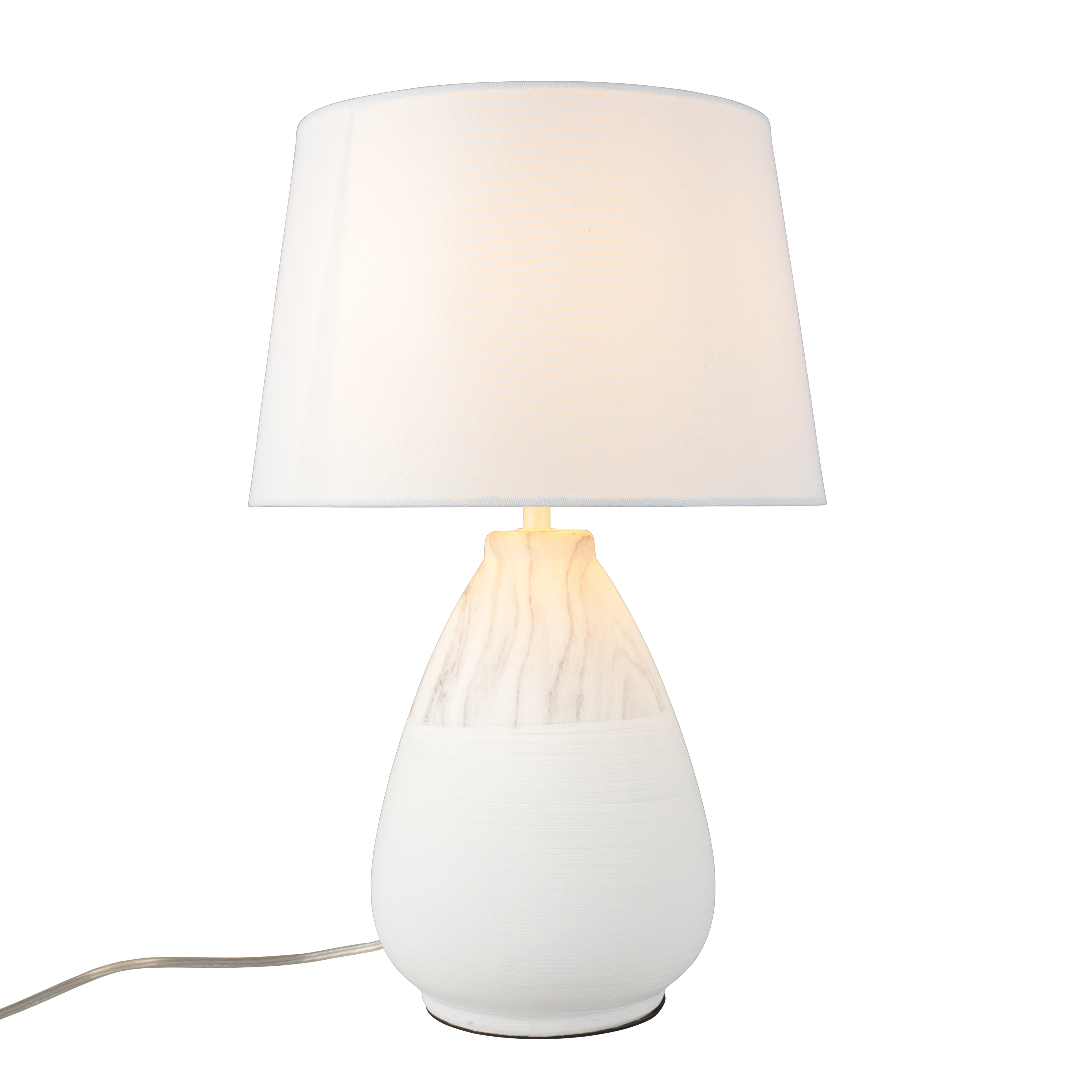 Настольная лампа Omnilux Parisis OML-82114-01, цвет белый - фото 1