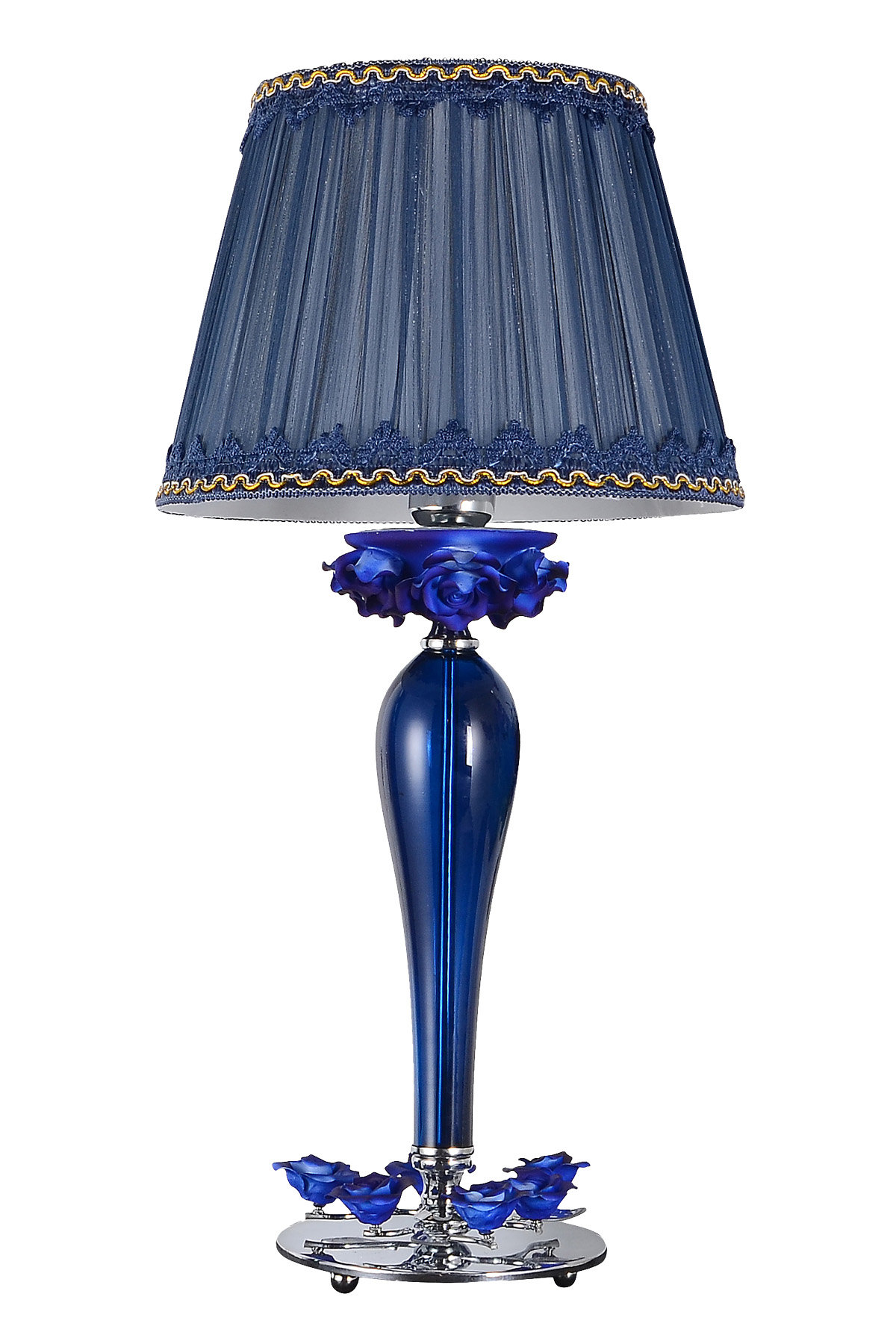 Декоративная настольная лампа Omnilux MUNTIGGIONI OML-70404-01, цвет синий - фото 1