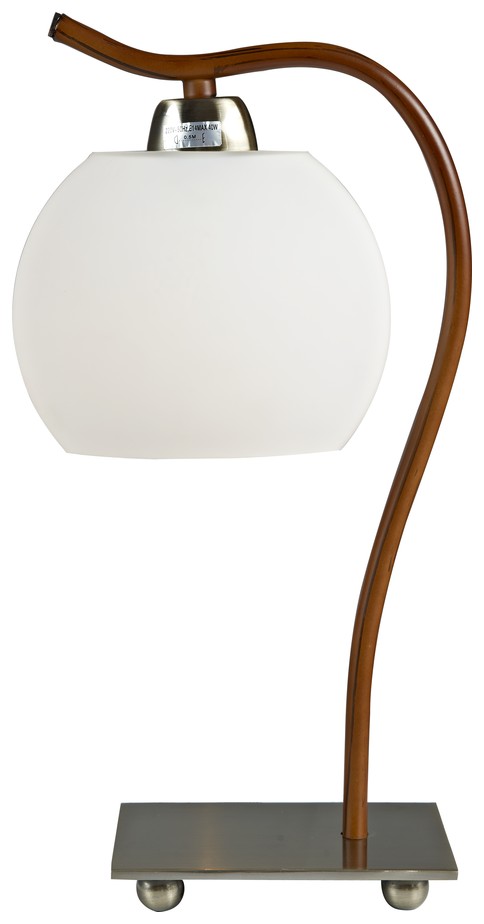 Настольная лампа Velante 269-504-01, цвет бронза;бежевый;коричневый - фото 1