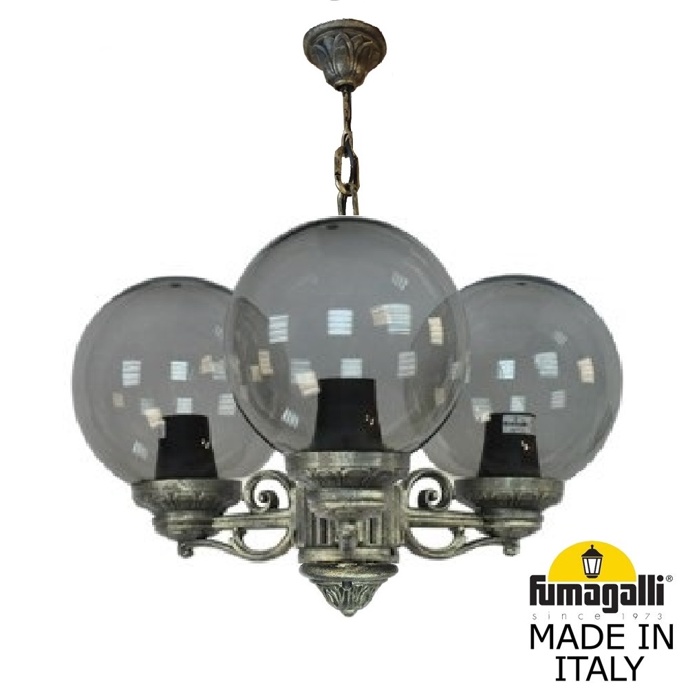 Уличный Светильник Fumagalli Globe 250 G25.120.S30.BZE27, цвет серый - фото 1