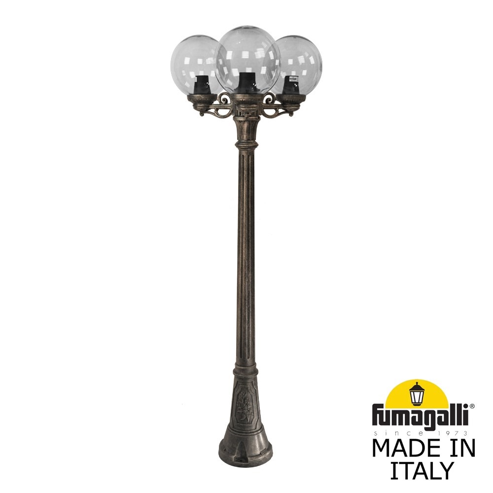 Уличный Светильник Fumagalli Globe 250 G25.158.S30.BZE27, цвет серый - фото 1