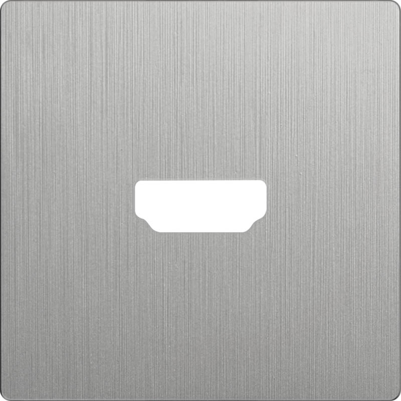 Накладка для розетки HDMI (серебряный рифленый) Werkel WL09-HDMI-CP 4690389128318, цвет серебристый a041304 - фото 2