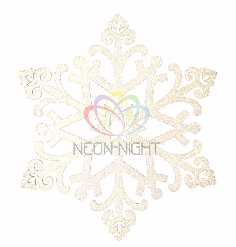 Елочная игрушка Neon Night 502-374, цвет бежевый - фото 1
