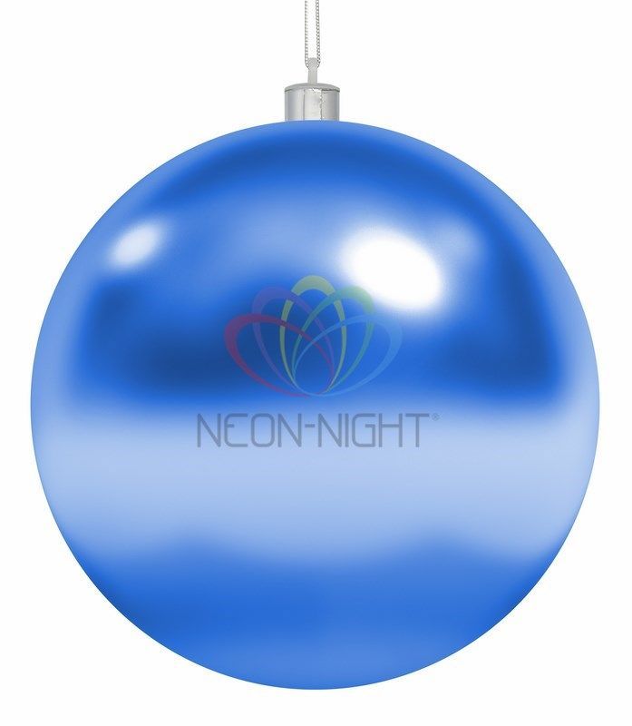 Елочная игрушка Neon Night 502-003, цвет голубой - фото 1
