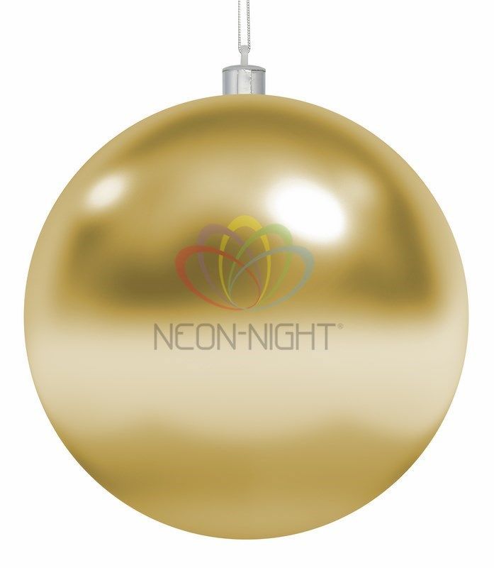 Елочная игрушка Neon Night 502-011, цвет золотистый