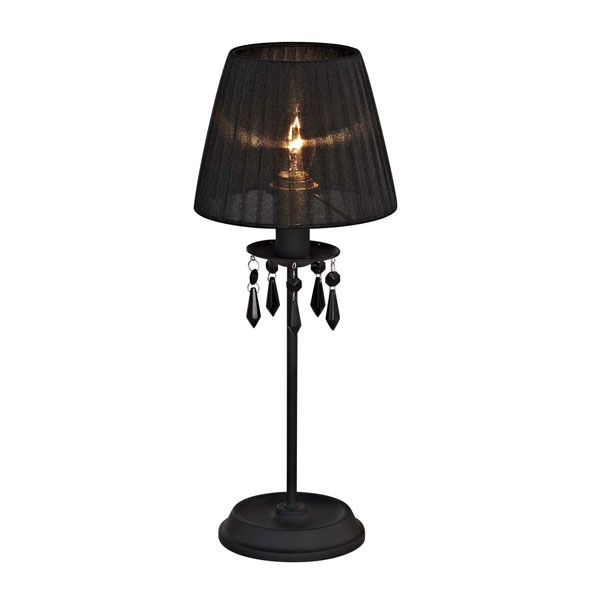 Декоративная настольная лампа L`Arte Luce Palermo L19931.09, цвет черный - фото 1