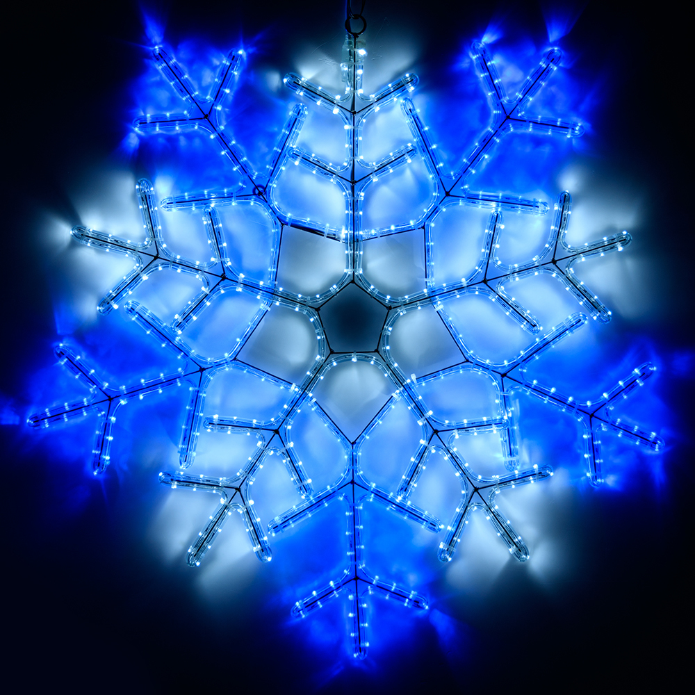 Фигура Arlight Ard-snowflake-m6-890x890-576led White/blue (230v, 20w) 025309