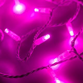 Светодиодная Гирлянда Arlight Ard-string-classic-10000-white-100led-std Pink (230v, 7w) 025821, цвет розовый - фото 1