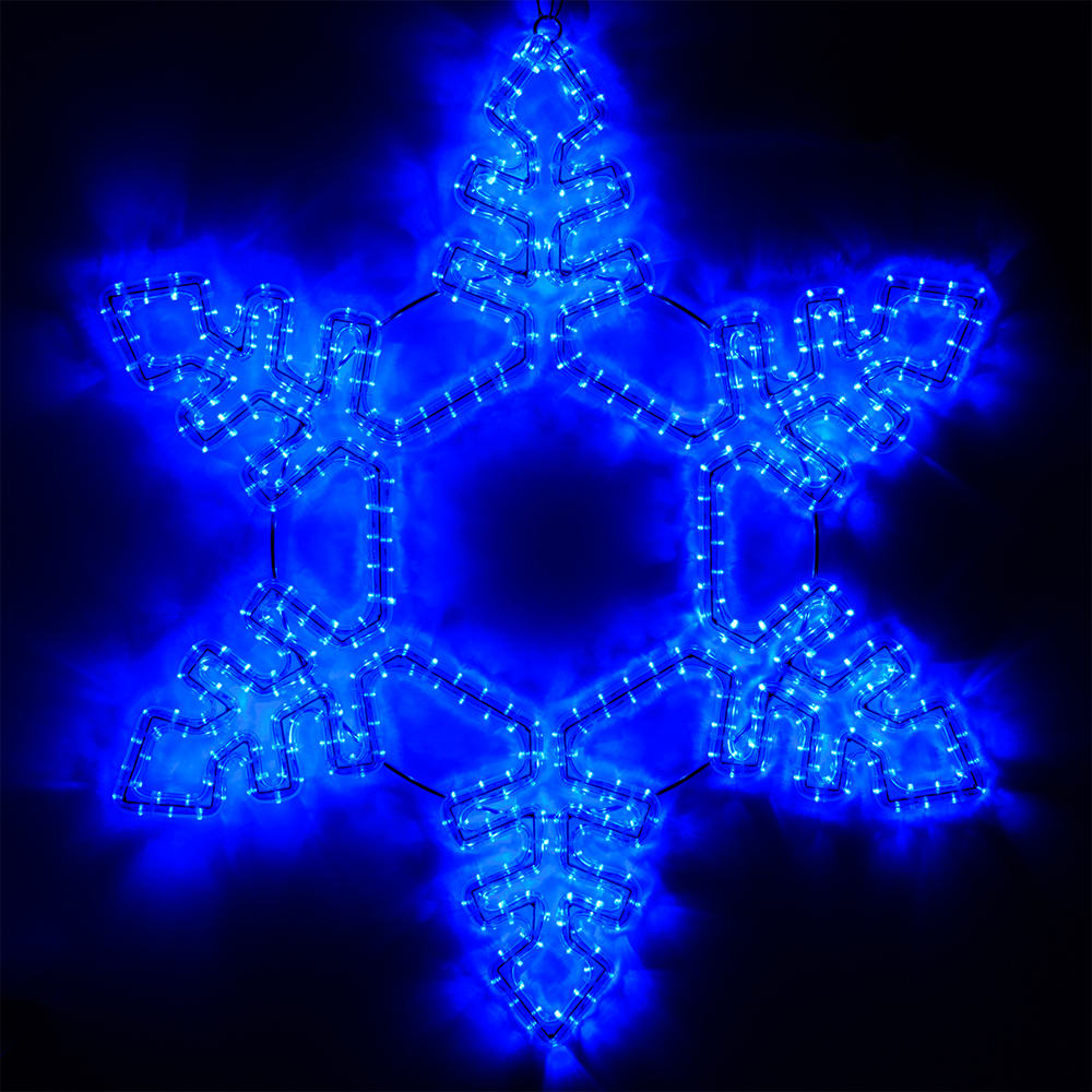 Фигура Arlight Ard-snowflake-m2-940x940-576led Blue (230v, 32w) 025305