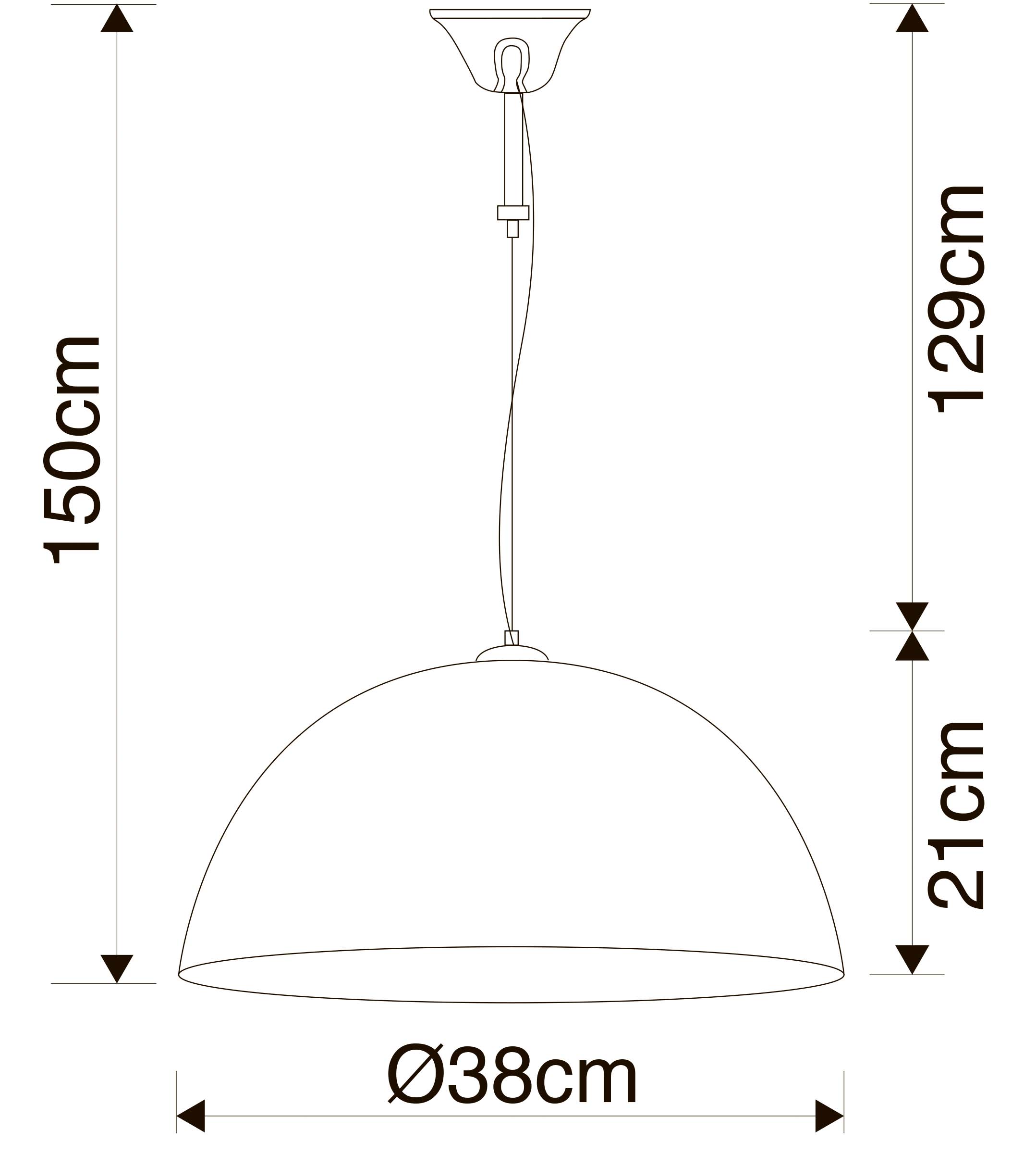 Светильник Arte Lamp DOME A8149SP-1GO, цвет черный - фото 4