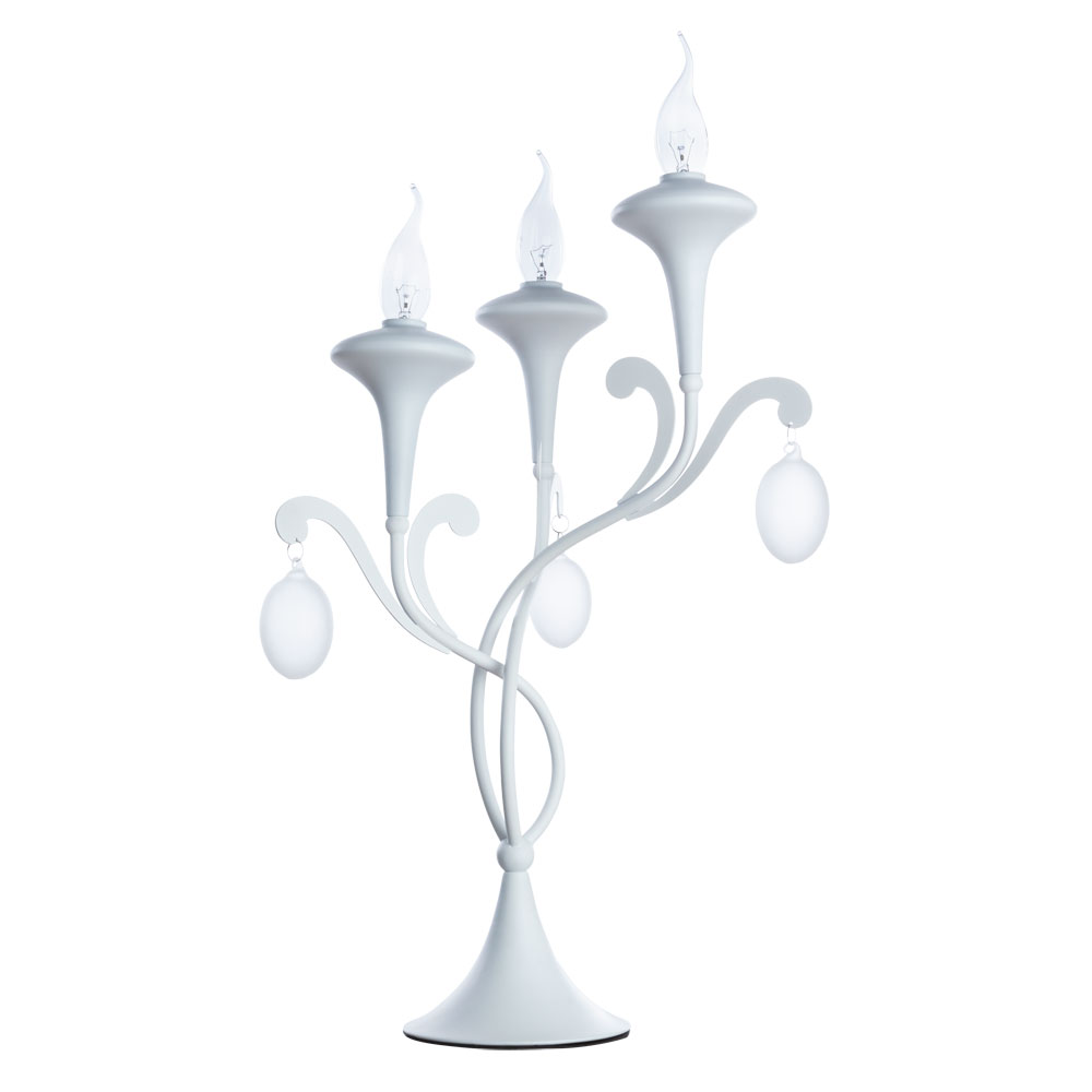 Настольная Лампа Arte Lamp Montmartre A3239LT-3WH, цвет белый - фото 1