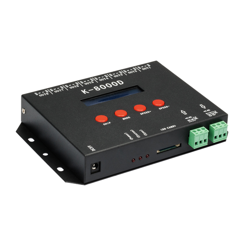 Контроллер DMX K-8000D 4096 pix SD-card Arlight 019070, цвет черный - фото 1
