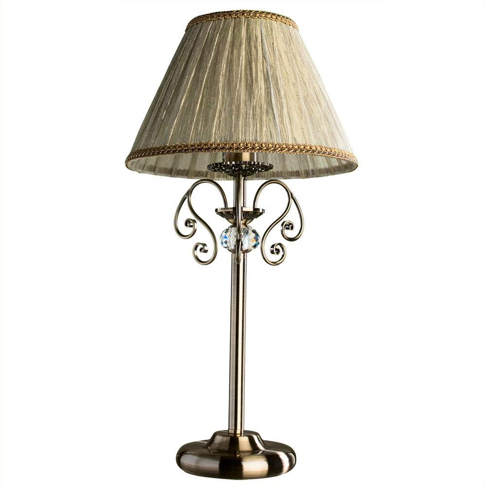 Настольная лампа Arte Lamp CHARM A2083LT-1AB, цвет бежевый - фото 1