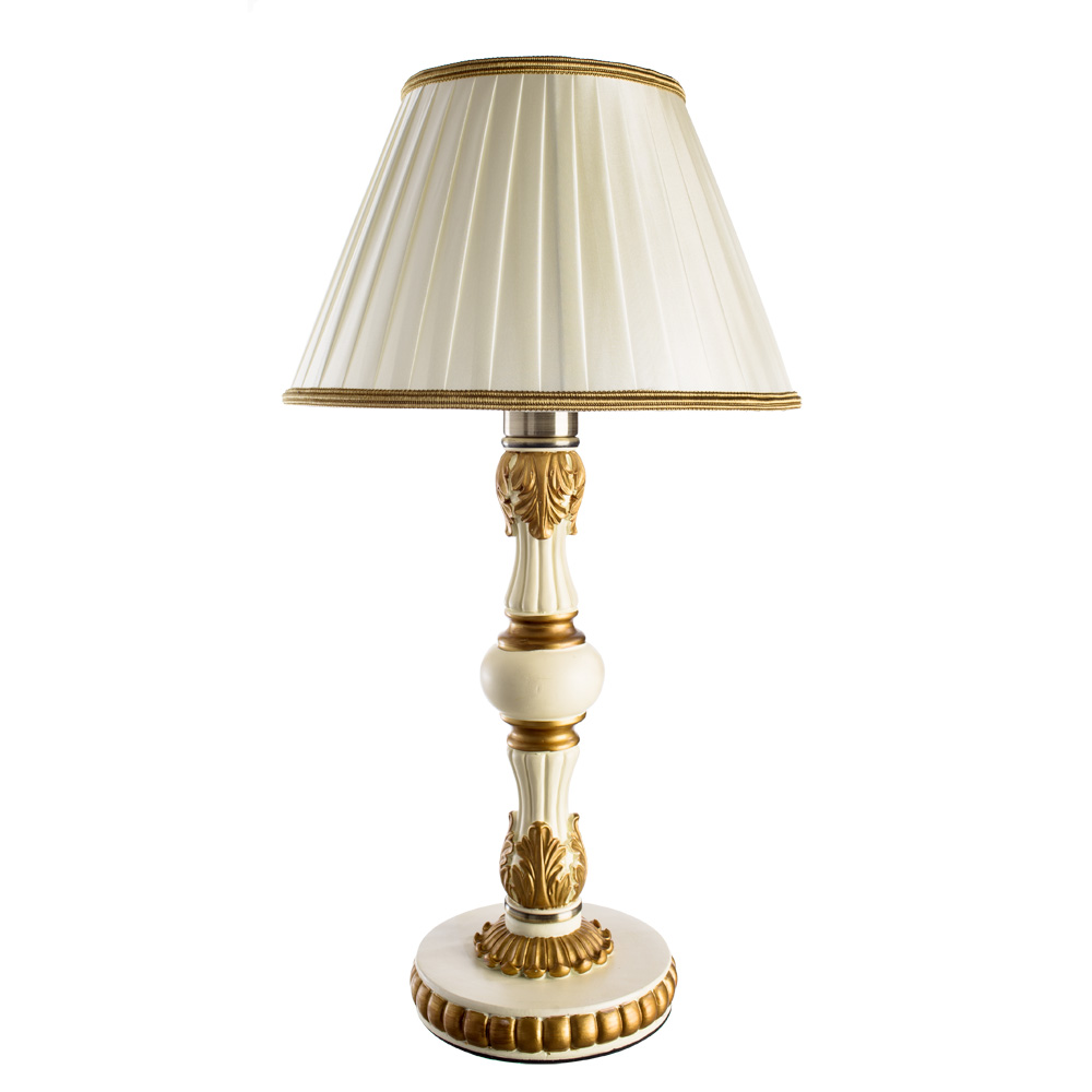 Настольная лампа Arte Lamp BENESSERE A9570LT-1WG, цвет белый