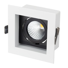Карданный светильник Arlight CL-KARDAN-S102x102-9W Day (WH-BK, 38 deg) 024125
