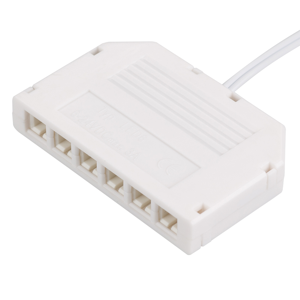 

Разветвитель BAR-DT-6xF 30cm (22AWG, 3A, 12-24V, Female) Arlight 024011