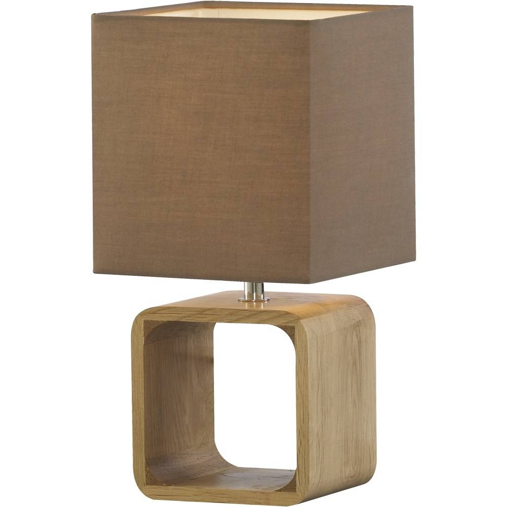 Настольная лампа Arte Lamp WOODS A1010LT-1BR, цвет коричневый