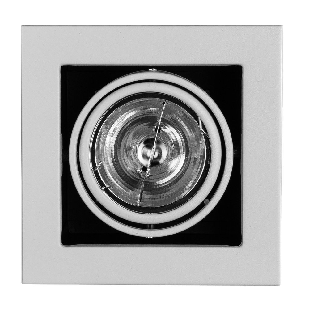 Встраиваемый Светильник Arte Lamp Cardani Medio A5930PL-1WH, цвет белый - фото 1