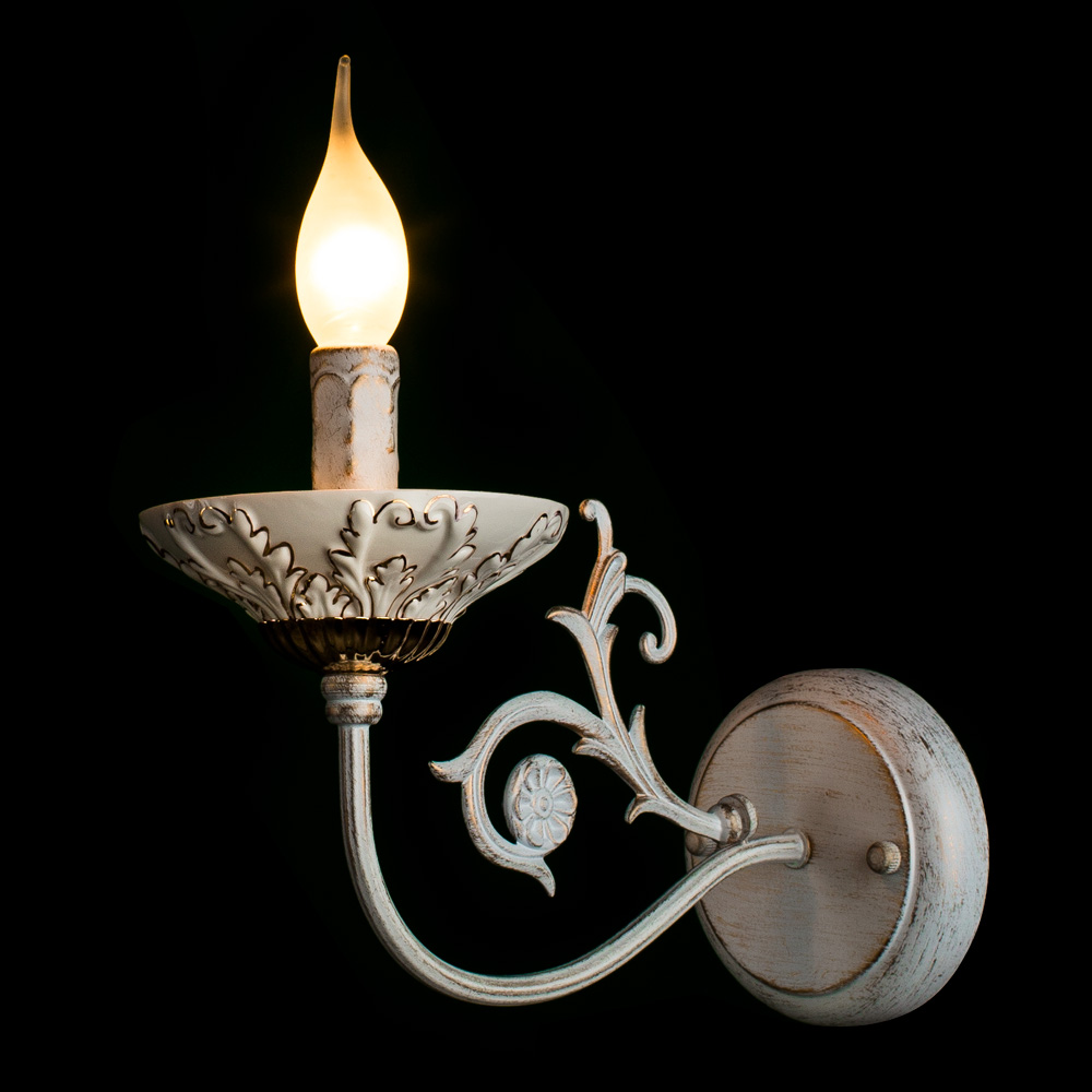 Бра Arte Lamp FAINA A5326AP-1WG, цвет белый - фото 2