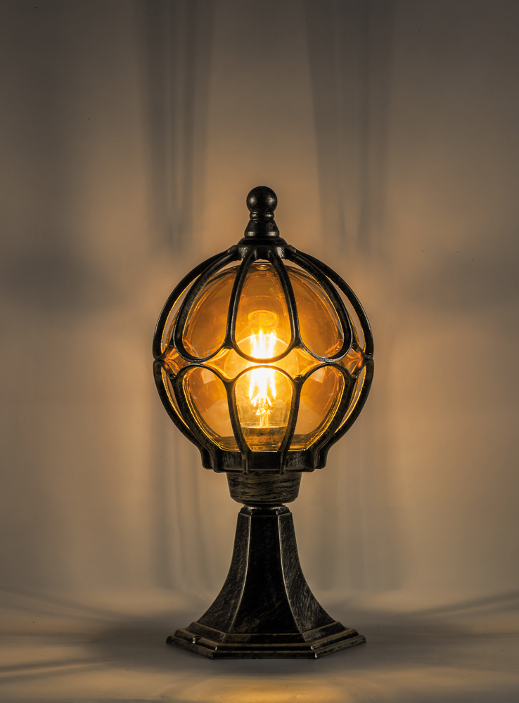 Уличный светильник Feron Версаль 11365, цвет золотистый - фото 3