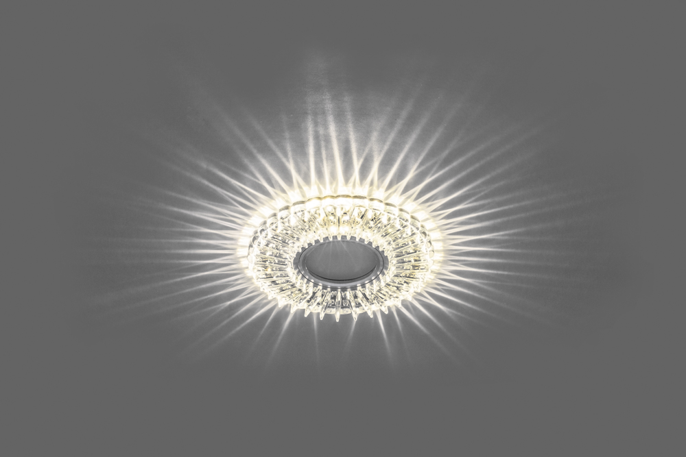 Встраиваемый светильник Feron 28843, цвет хром - фото 3