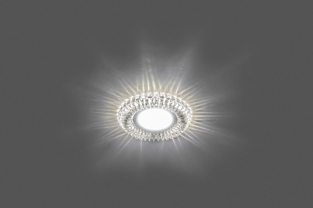 Встраиваемый светильник Feron 28977, цвет хром - фото 2