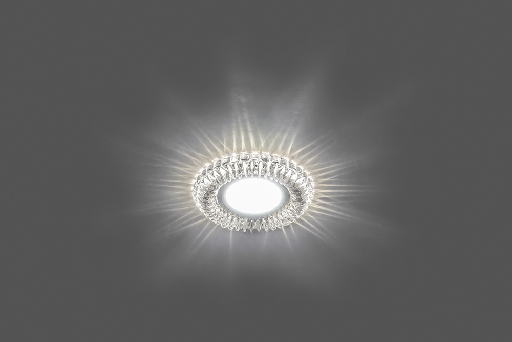 Встраиваемый светильник Feron 28977, цвет хром - фото 3