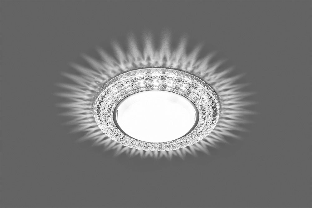 Встраиваемый светильник Feron 29473, цвет хром - фото 2