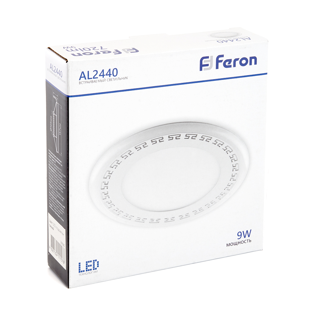Встраиваемый светильник Feron 29596, цвет белый - фото 8