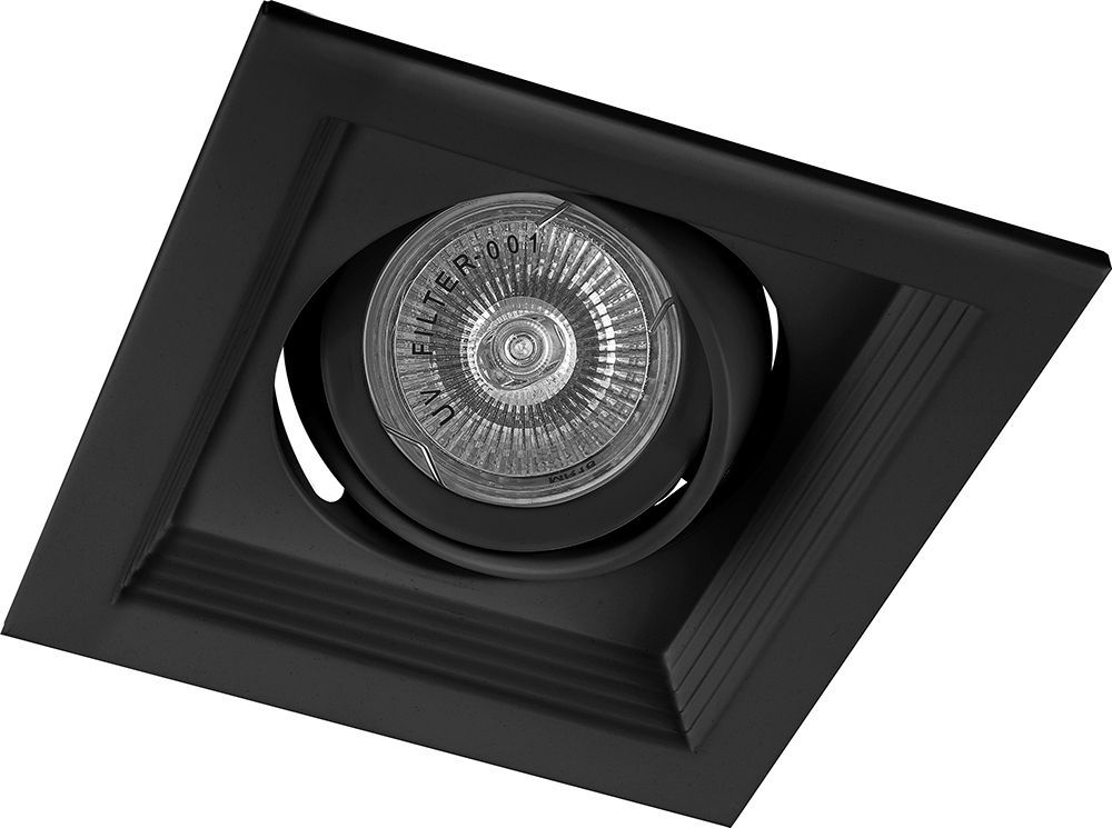 Встраиваемый светильник Feron 32441, цвет черный - фото 1