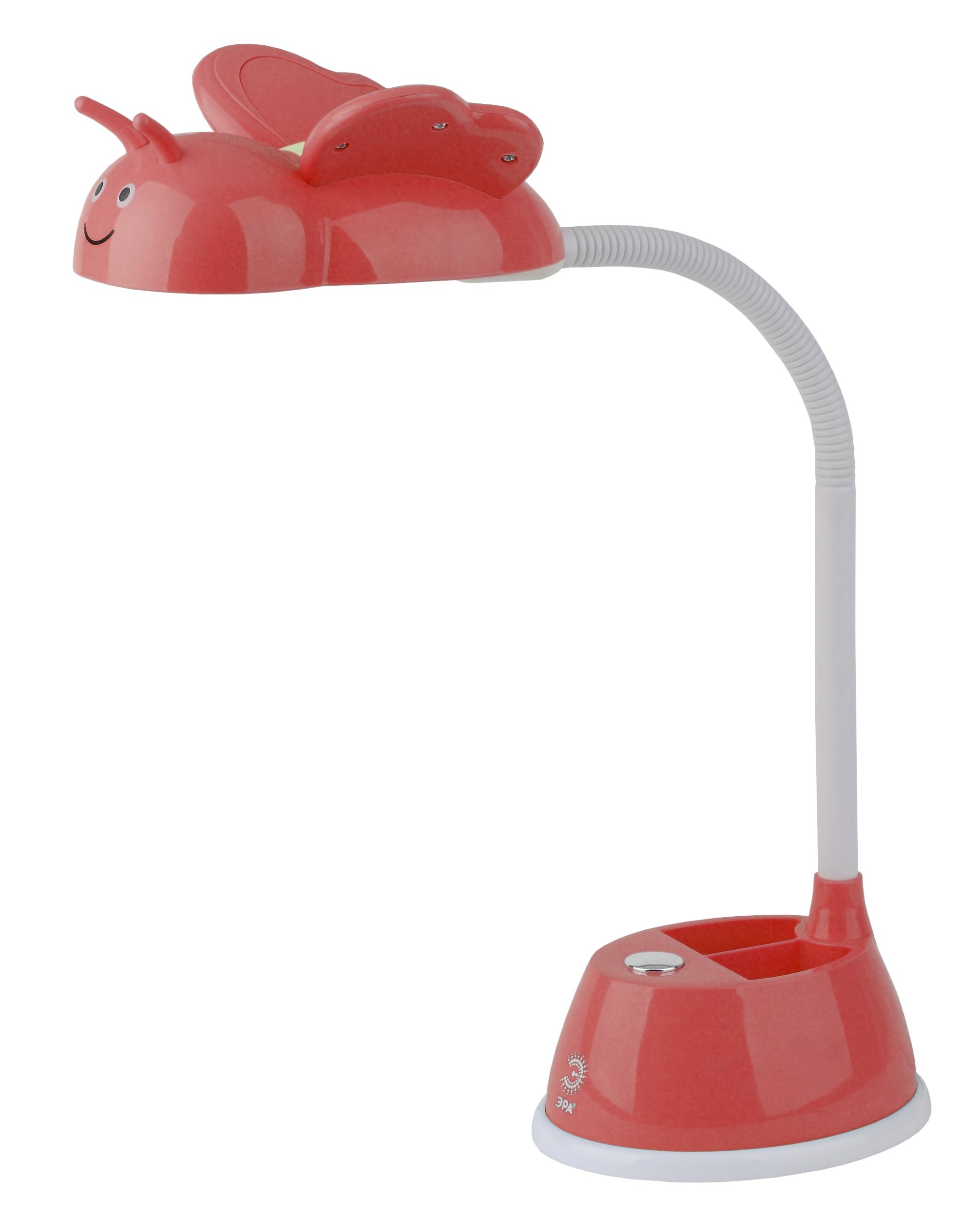 Настольная лампа Эра NLED-434-6W-R, цвет красный