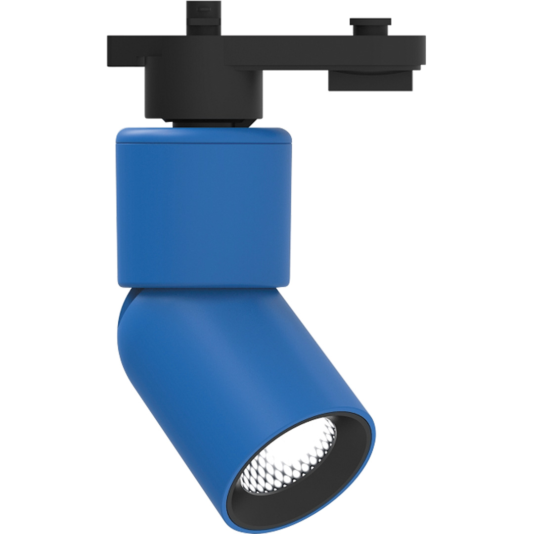 Трековый светильник Feron 41011, цвет голубой - фото 1