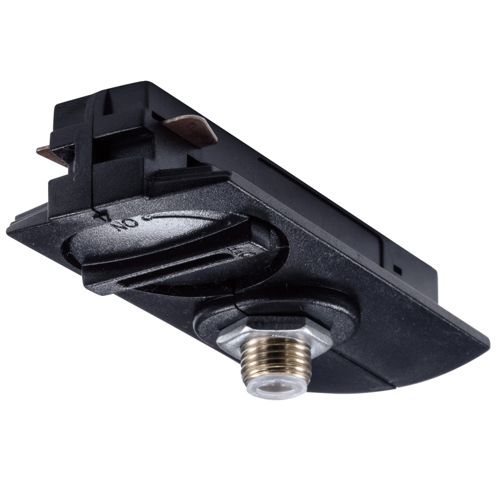Коннектор питания Arte Lamp Track Accessories A230006, цвет черный - фото 1