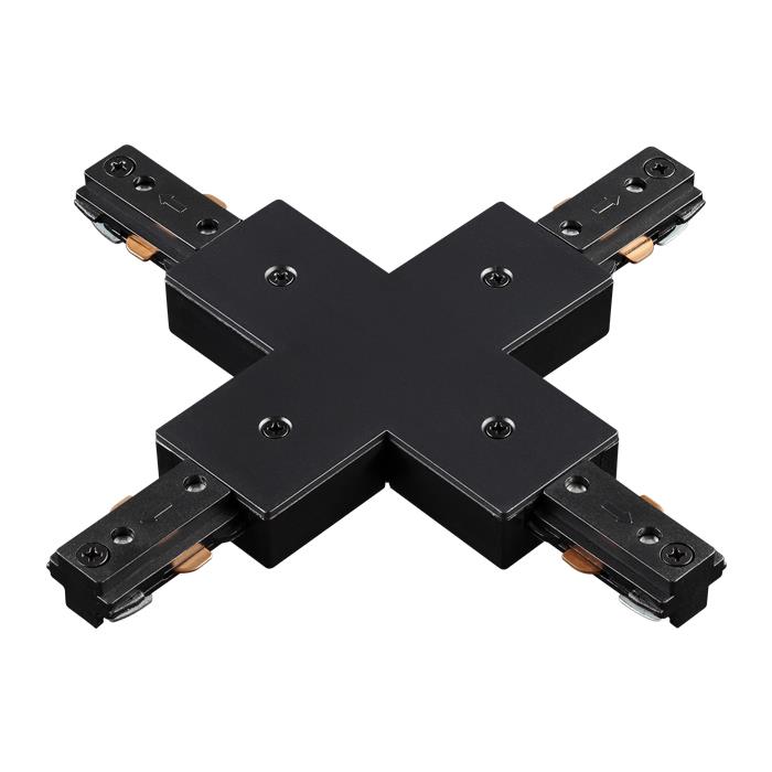 Соединитель Для Шинопровода X-образный Novotech 135013, цвет черный - фото 1