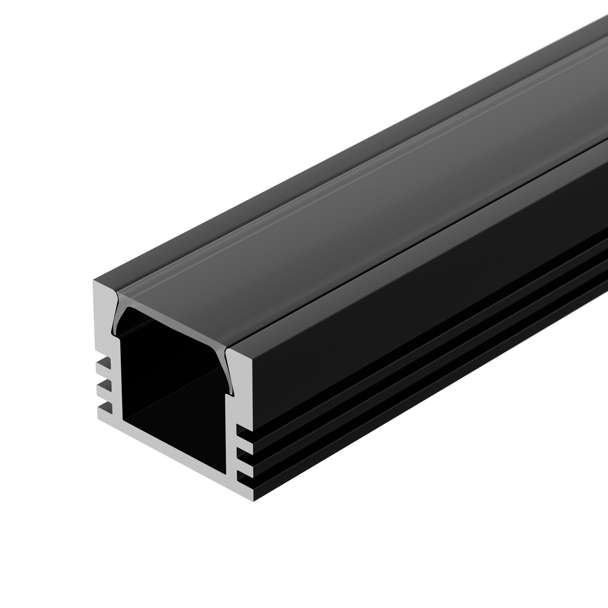 Профиль PDS-S-2000 ANOD Black Arlight 020896 (2м), цвет черный - фото 1