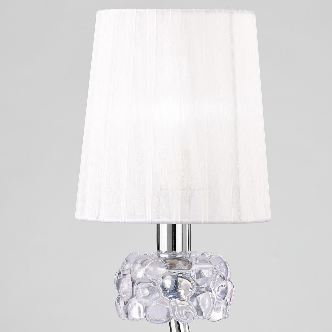 Настольная лампа Mantra Loewe 4637, цвет белый;хром - фото 2