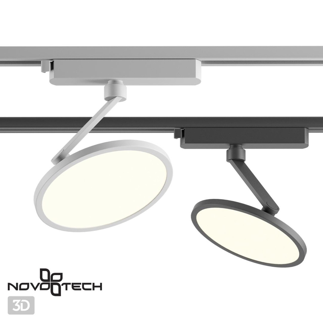 Трековый светильник Novotech Hat 358348, цвет черный - фото 2