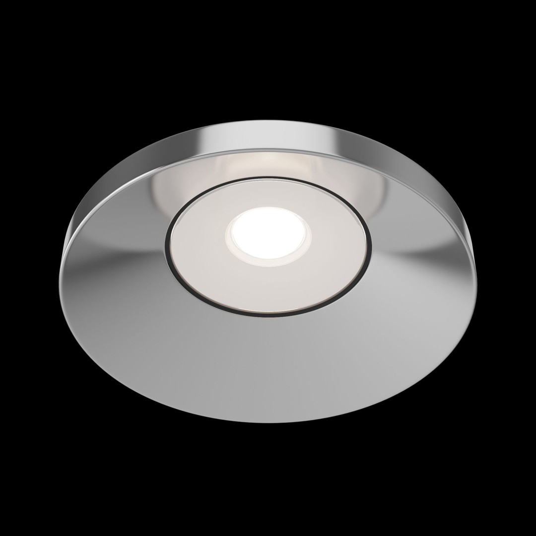 Встраиваемый светильник Maytoni Downlight DL040-L10CH4K, цвет хром - фото 2