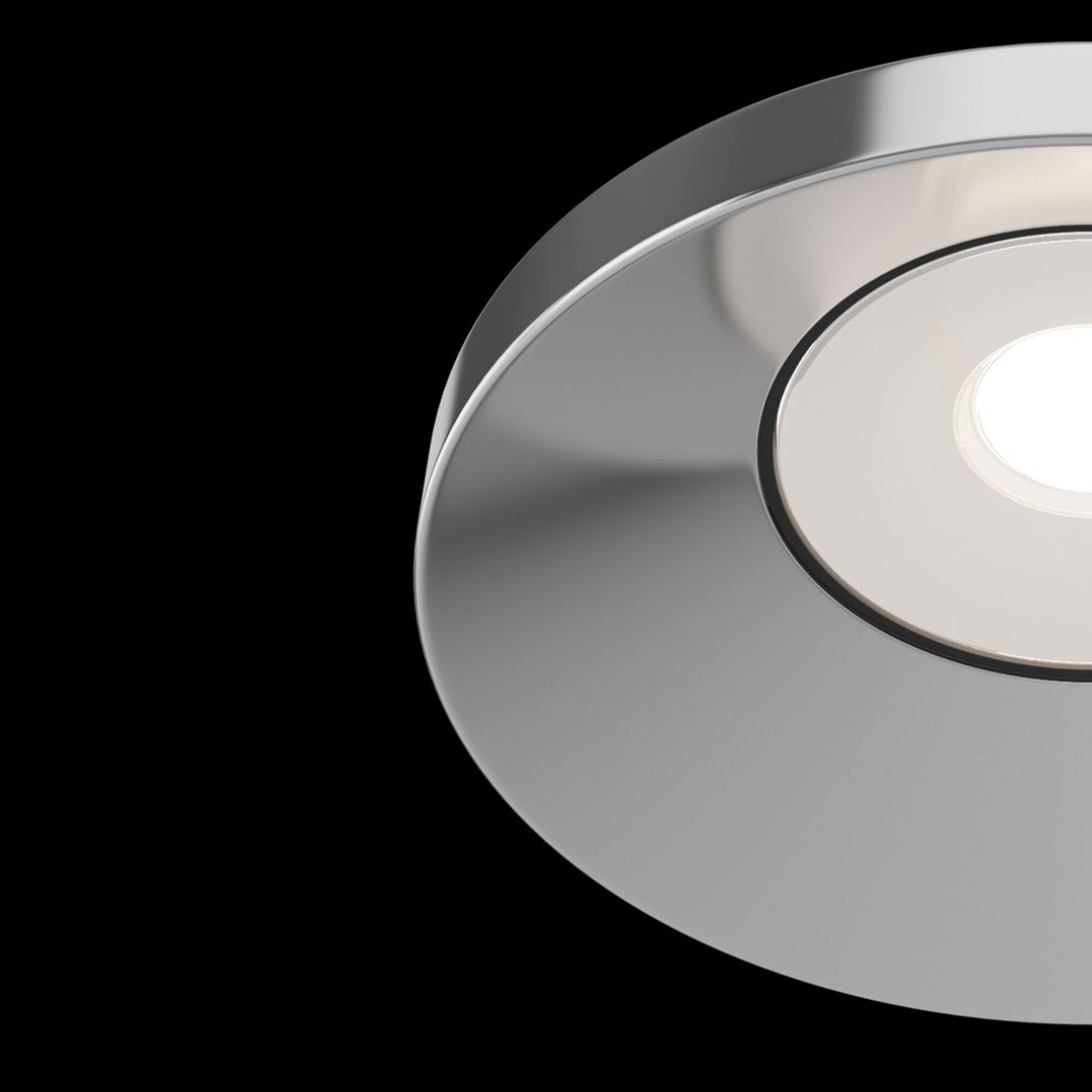 Встраиваемый светильник Maytoni Downlight DL040-L10CH4K, цвет хром - фото 4