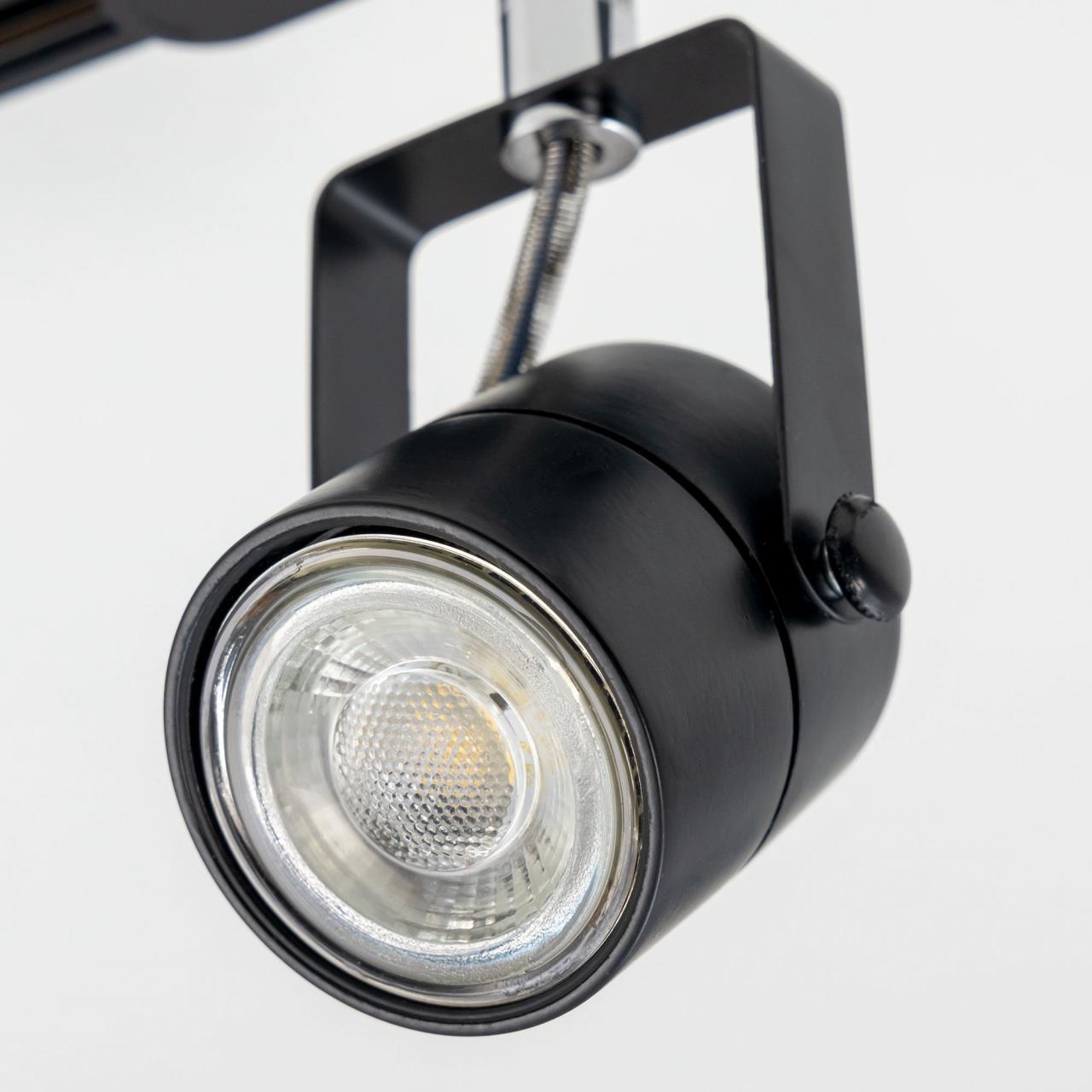 Трековый светильник Citilux Ринг CL525T11N, цвет черный - фото 11