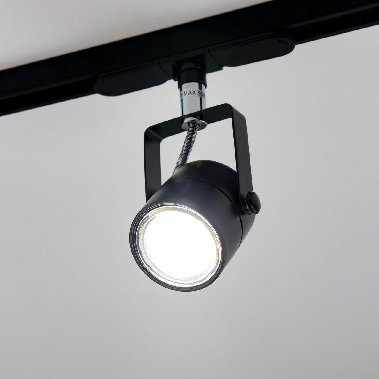 Трековый светильник Citilux Ринг CL525T11N, цвет черный - фото 4